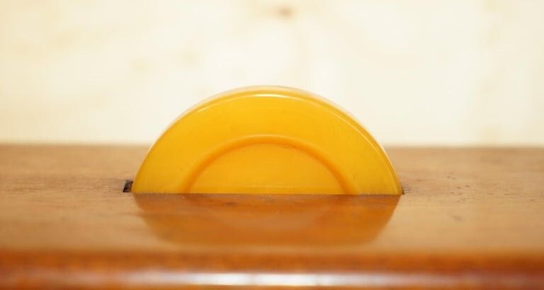 Antique Circa 1920 Art Deco Casion Chip Poker Set With Bakelite Handle Case photo vintage