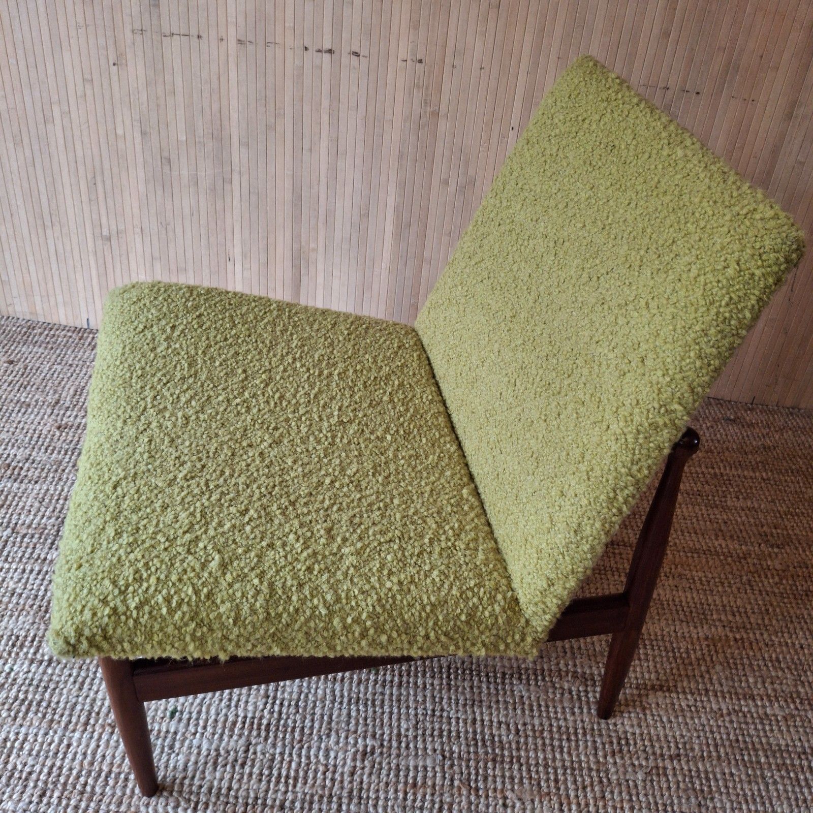 photo for sale Fab Vintage 1960s Kofod Larsen G Plan Television Easy Chair Chartreuse Boucle