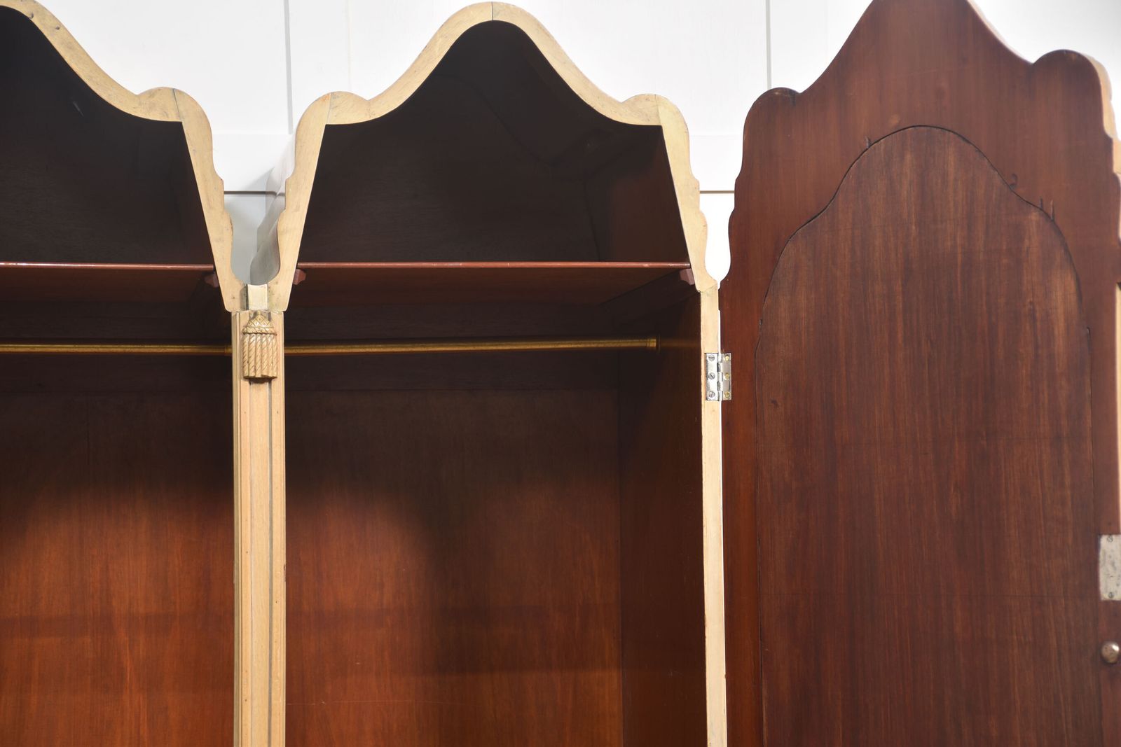 Near Pair Of Walnut Wardrobes photo vinterior