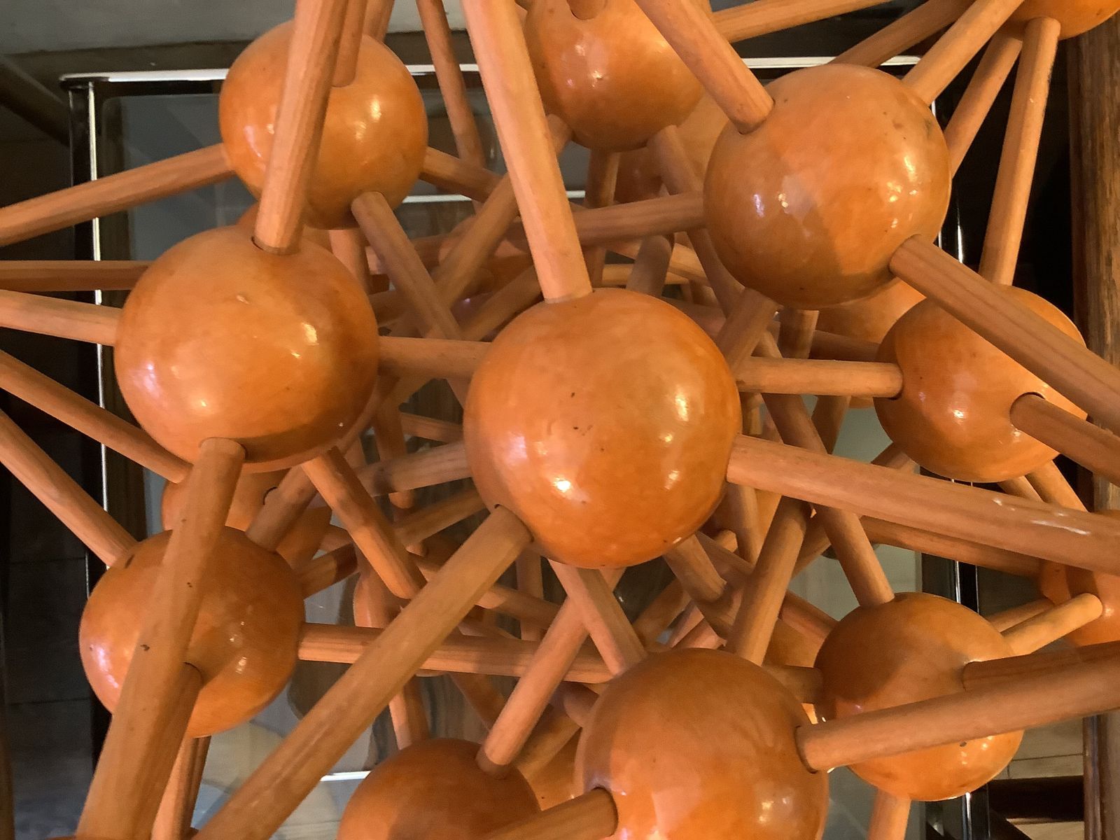 1960s Atomic Wooden Science Sculpture photo for sale