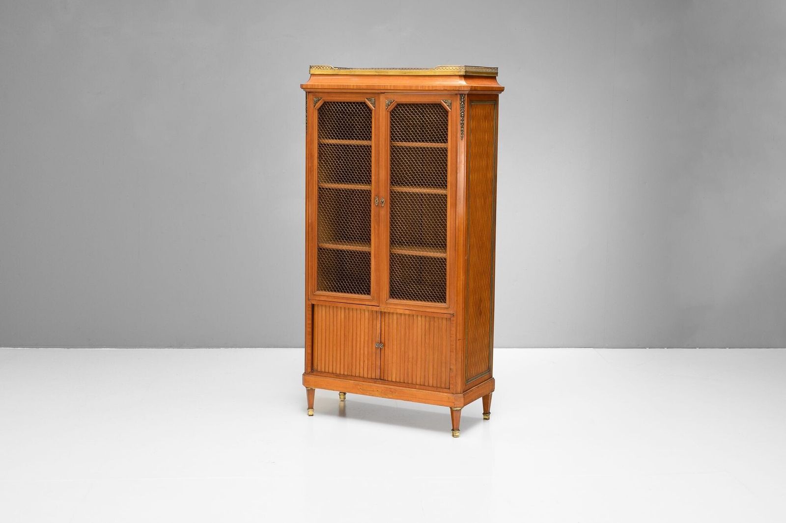 Satinwood Cabinet, 1930s, Vintage photo furniture