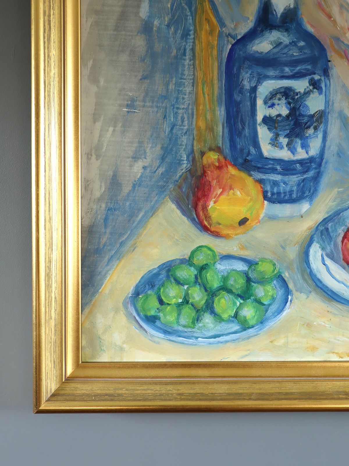 Fruit & Vase On A Table  Oil Painting photo 512.0