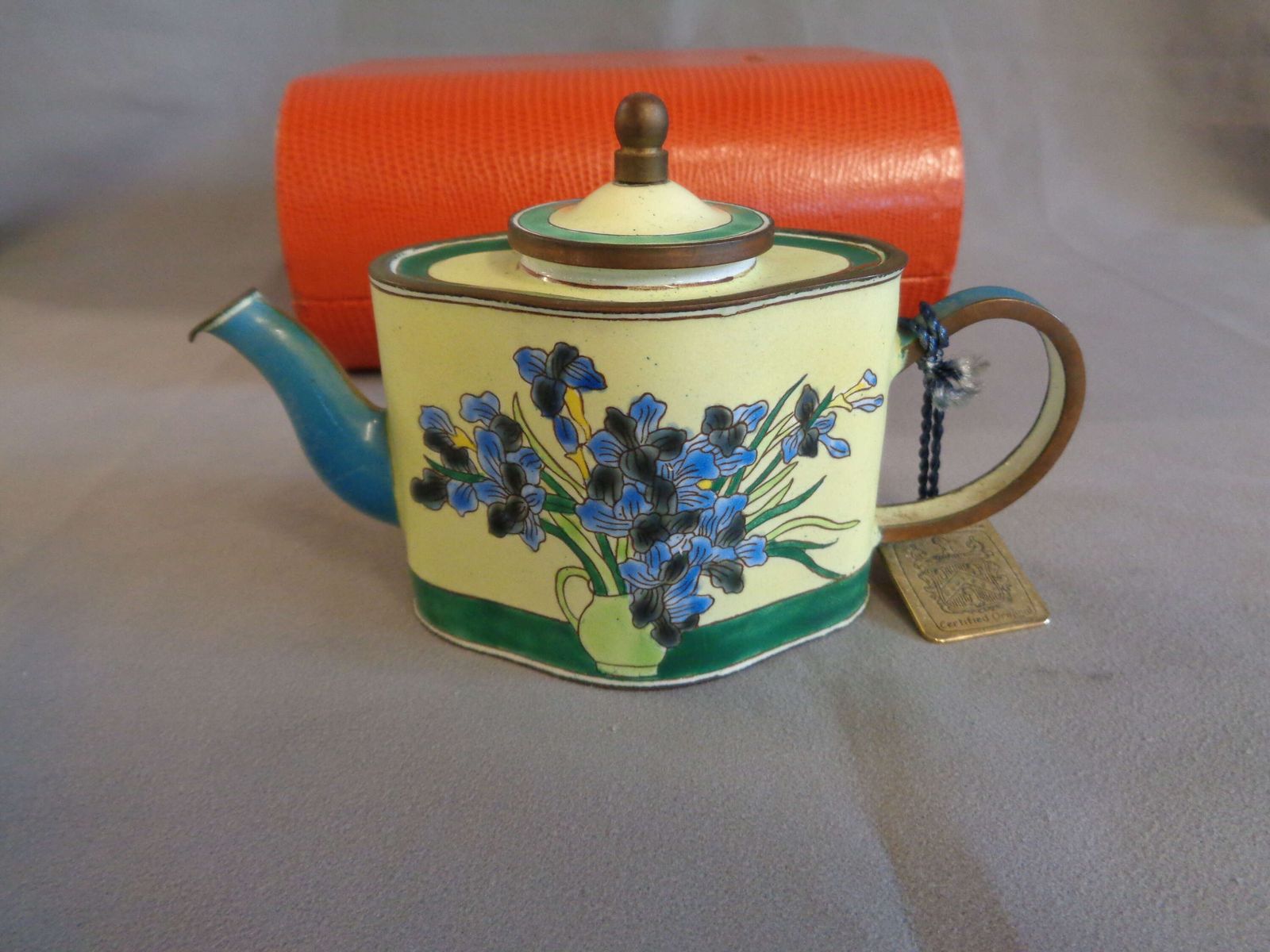 Charlotte Di Vita   Numbered Edition Collectable Mini Teapot   Original Box photo for sale