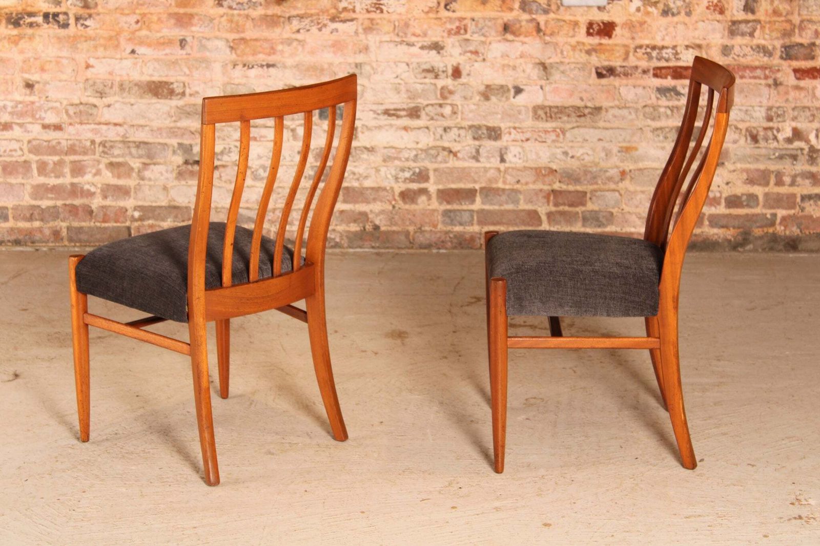 Set Of 4 Mid Century Teak Dining Chairs By Greaves&Thomas, Circa 1960s photo vintage