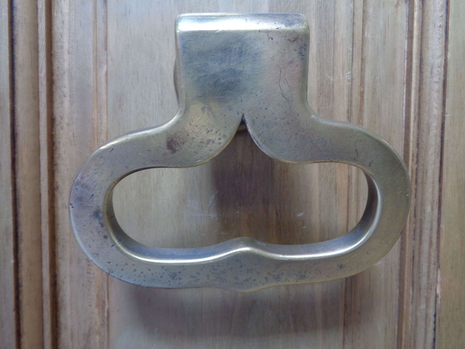 Antique Heavy Brass Door Handle photo Home Fixtures