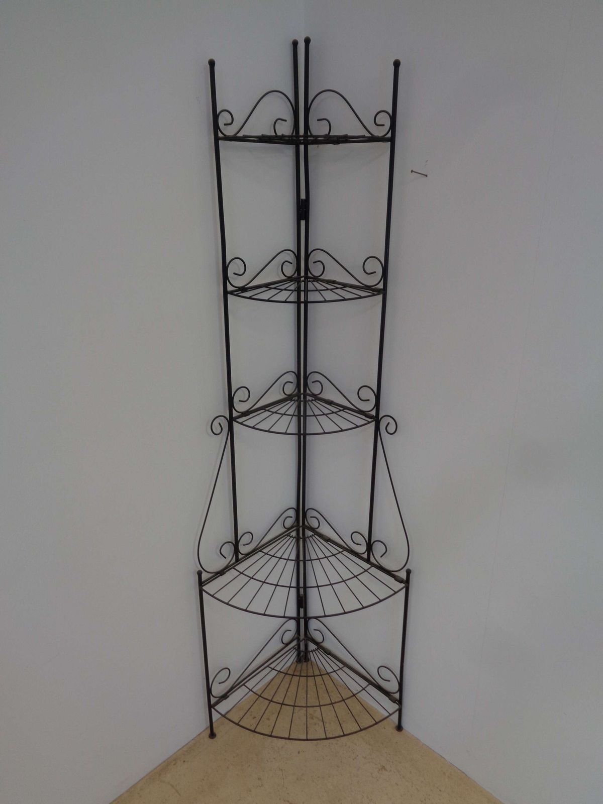 Metal Corner Folding Garden Plant Stand