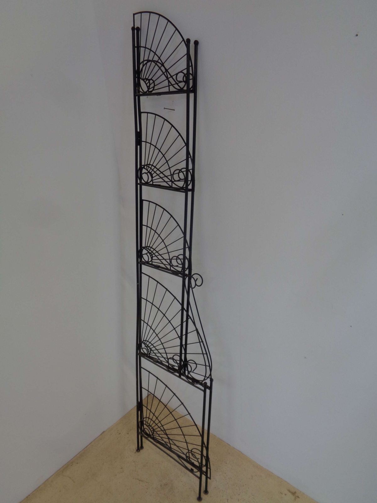 Metal Corner Folding Garden Plant Stand photo Garden Decor