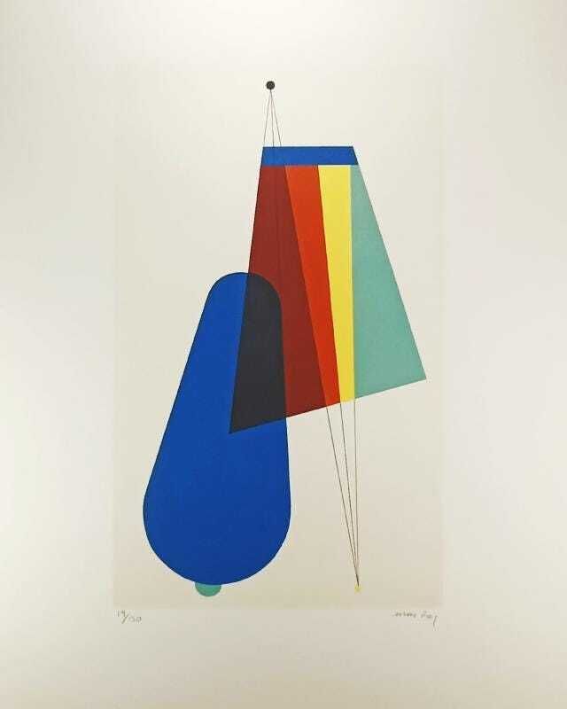 1970s Man Ray Limited Edition Lithograph. Author's Signature And Numbered In Pencil. photo furniture