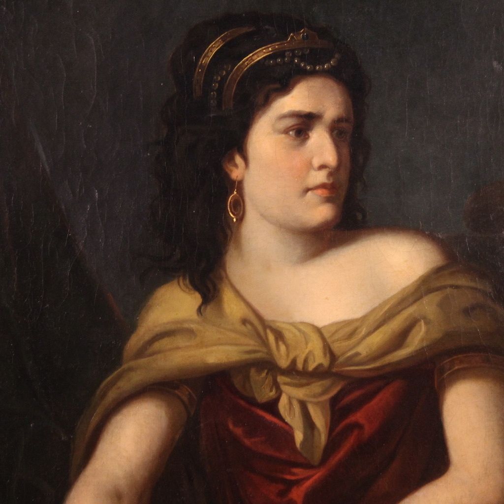 Mythological Painting Signed J. Hickel And Dated 1770, Medea photo 7450.0