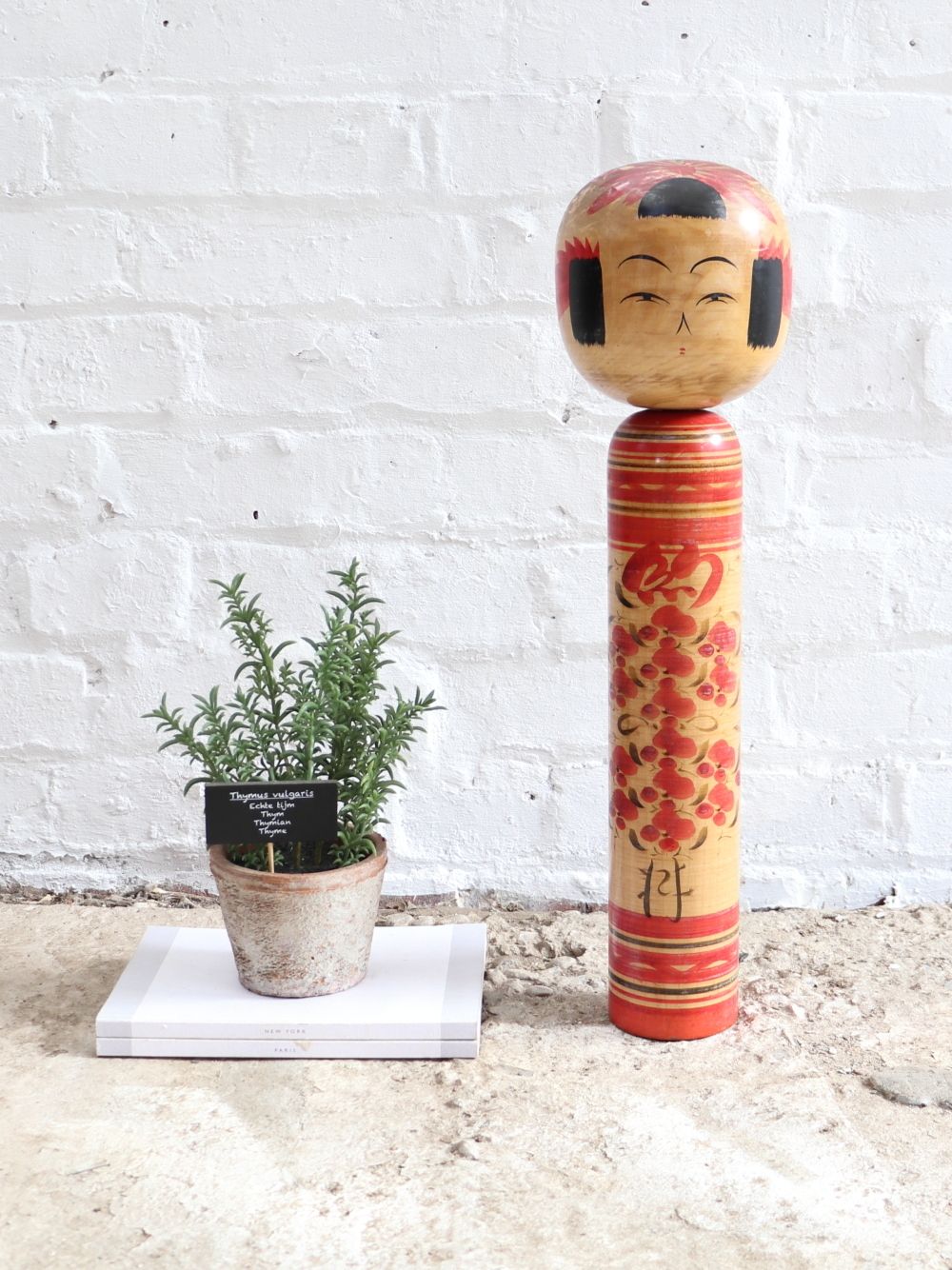 Large Traditional Japanese Kokeshi Doll
