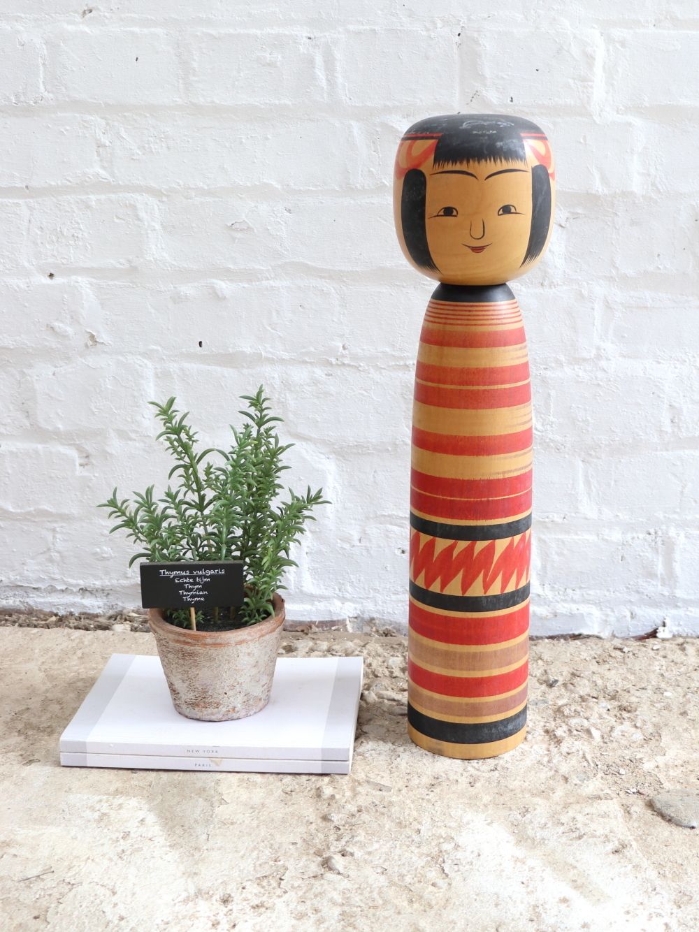 Large Traditional Japanese Kokeshi Doll