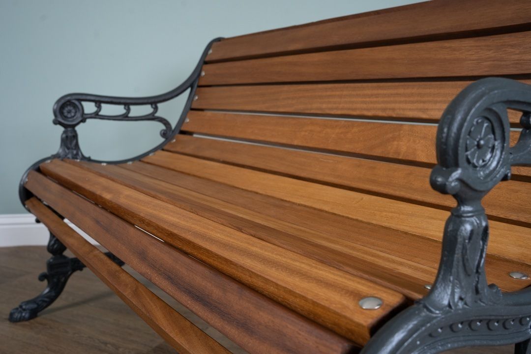 Antique Carron Garden Bench photo furniture