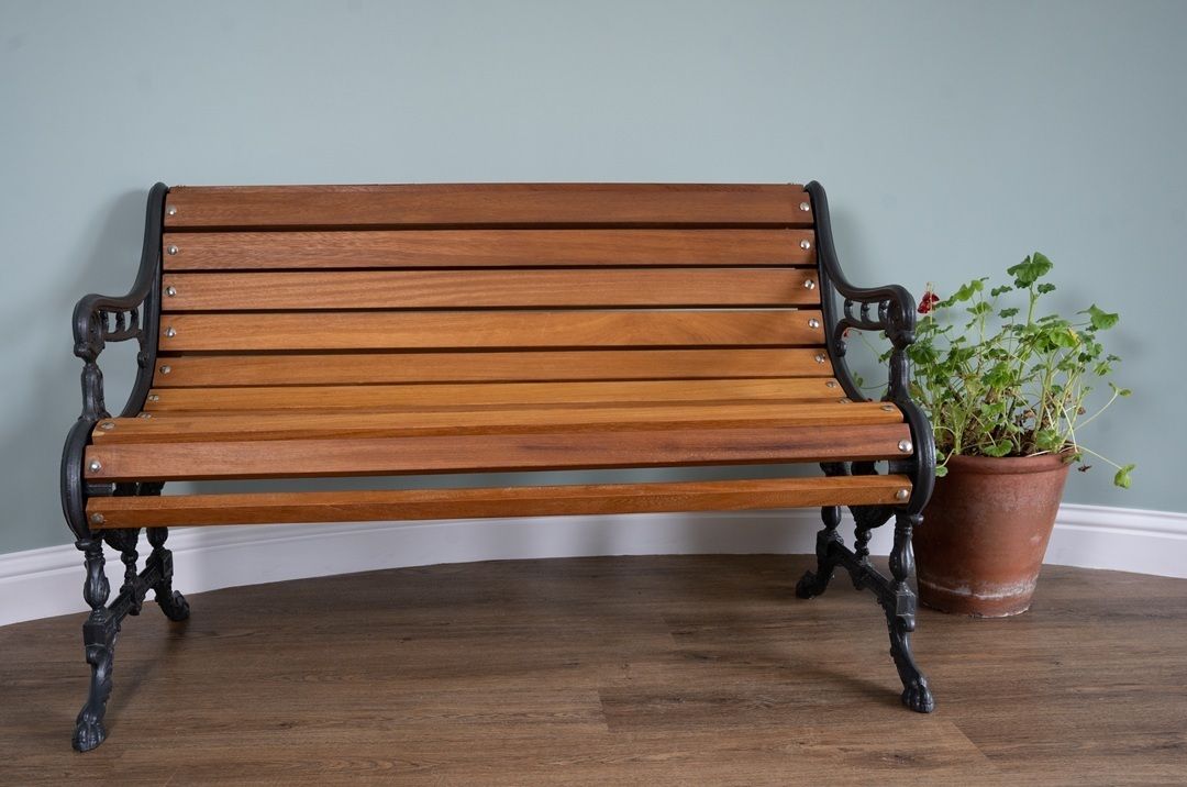Antique Carron Garden Bench photo for sale