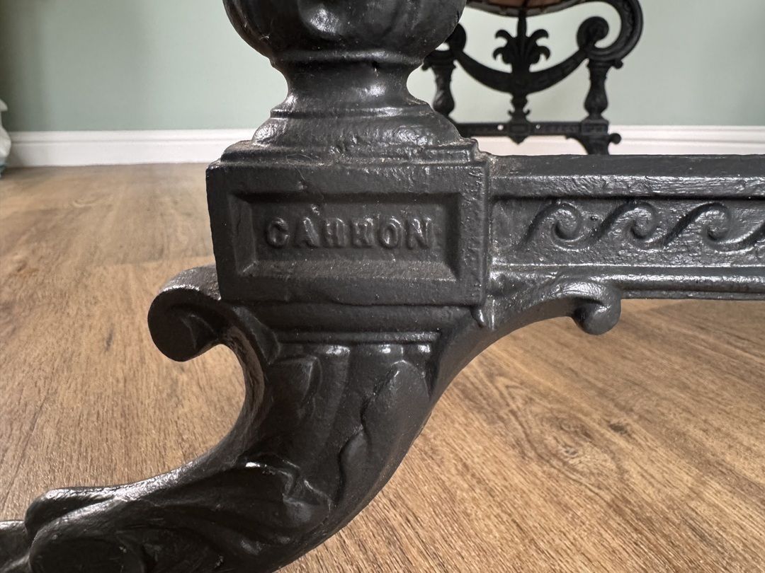 photo for sale Antique Carron Garden Bench