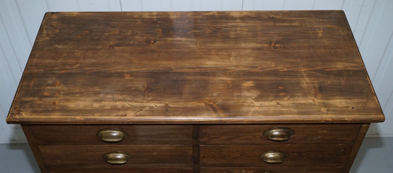 Very Rare Large Victorian Photographers Chest Bank Of Drawers Collectors Chest photo for sale