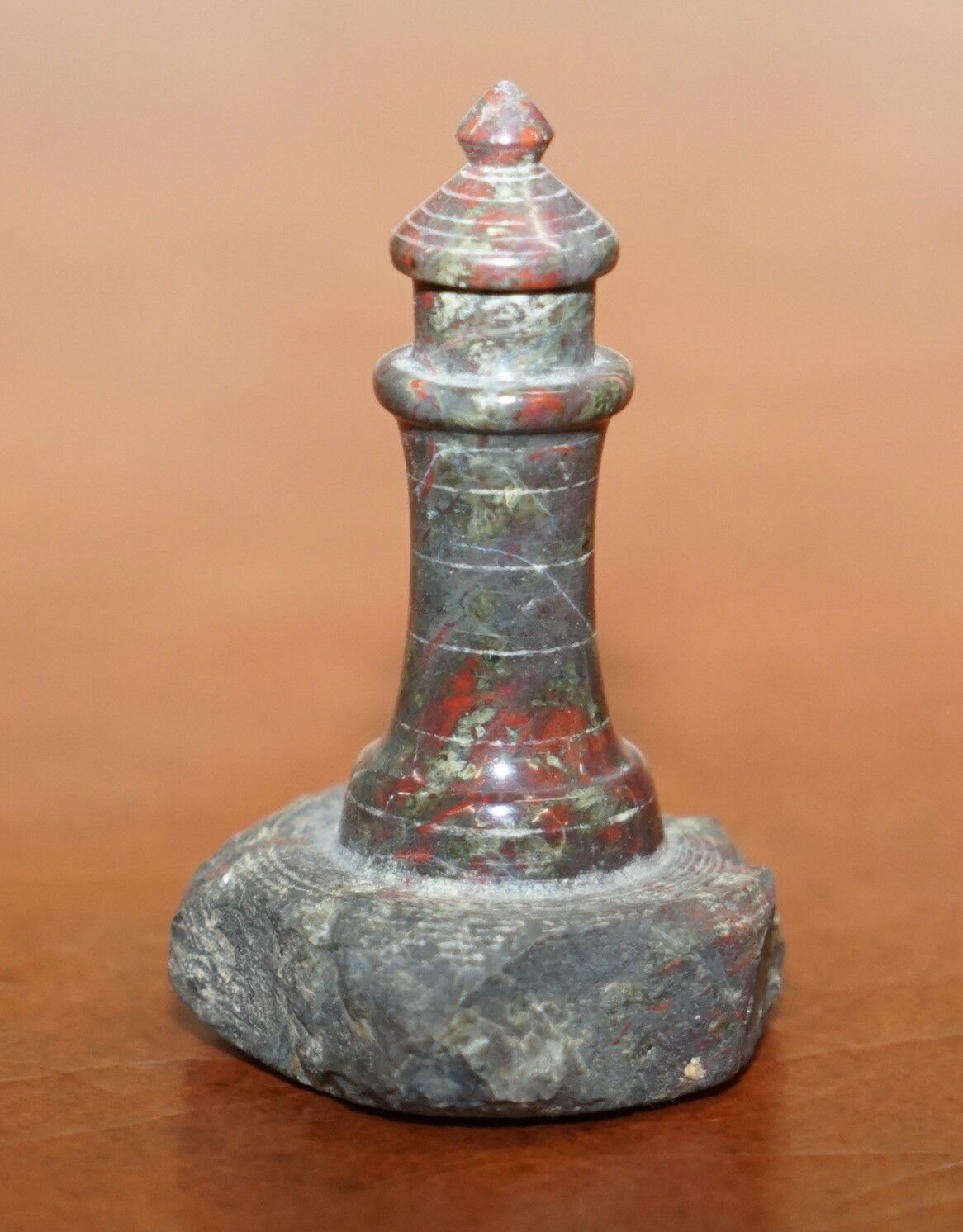 Art Lovely Collection Of Four Antique Small Solid Marble Statues Of Lighthouses photo