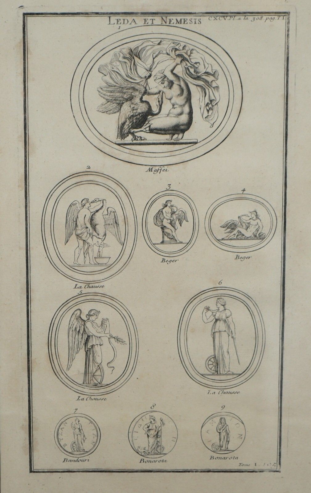 Pair Of Bernard De Montfaucon Paris 1719 L'antiquite Original Grand Tour Prints photo Art