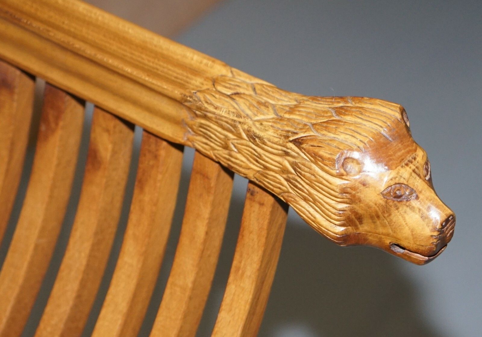 One Two Decorative Folding Savonarola Armchairs With Lion Head Well Carved Arms photo buy