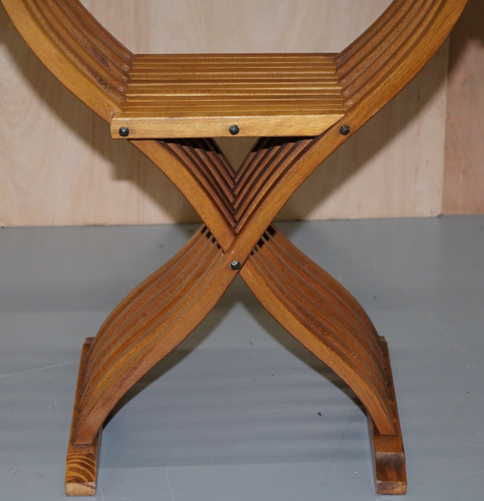 photo furniture One Two Decorative Folding Savonarola Armchairs With Lion Head Well Carved Arms