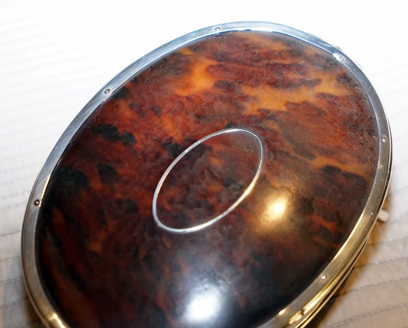 Rare Asprey London Sterling Silver 1917 Jewellery Box Charles & Richard Comyns photo 600.0