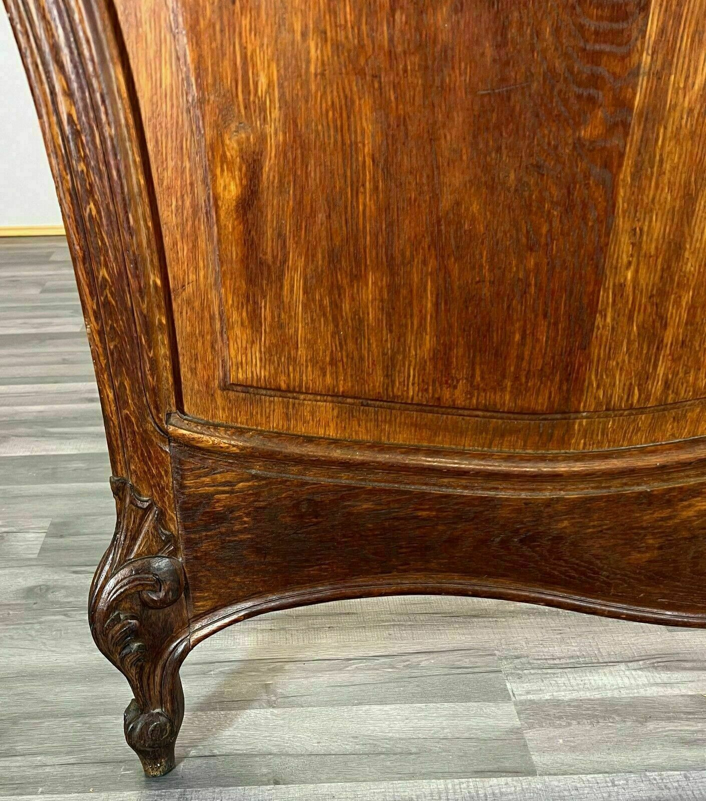 Amazing Rare Carved French Antique Double Bed (Lot 2968) photo 499.0