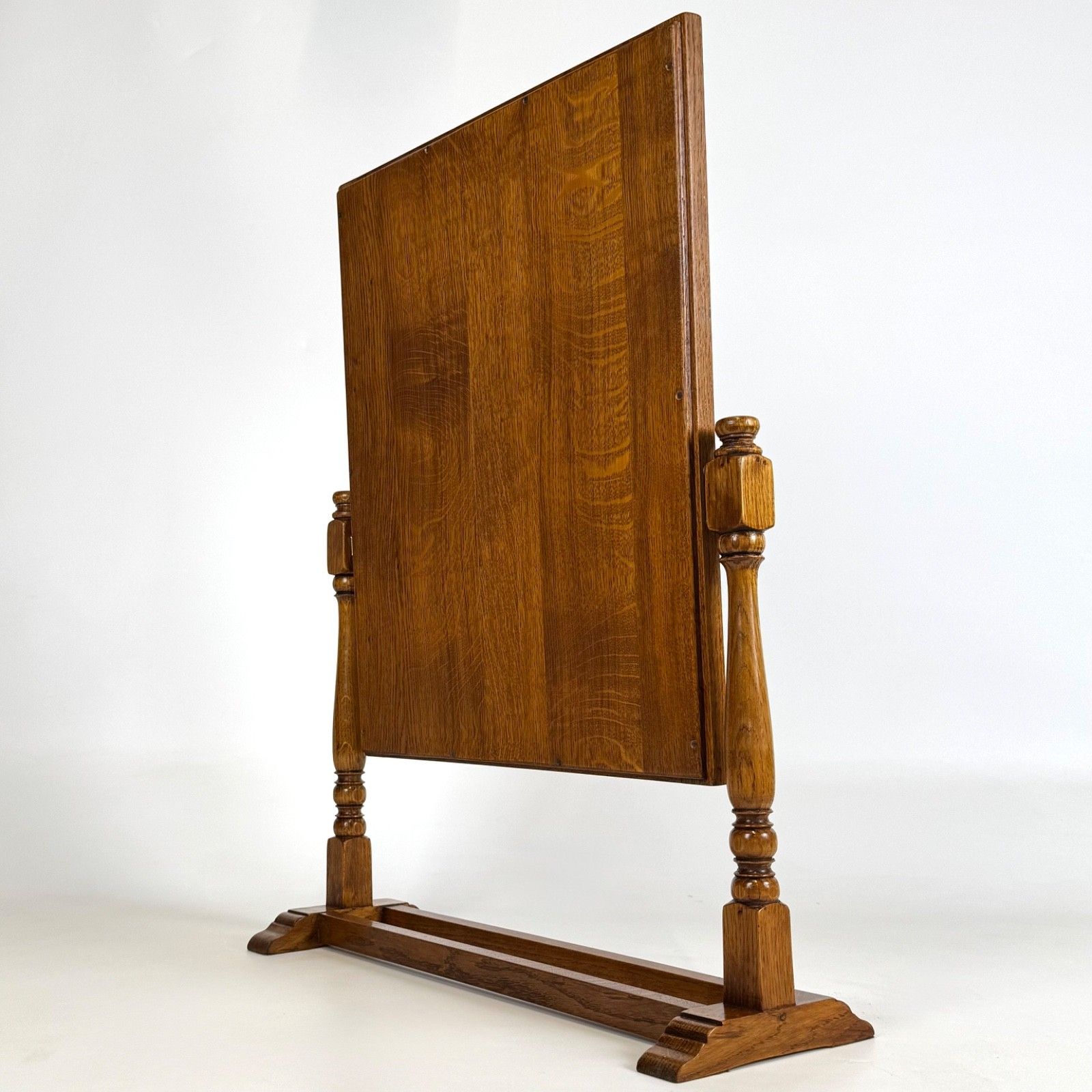 Vintage 20th Century Good Quality Small Oak Dressing Mirror photo vintage