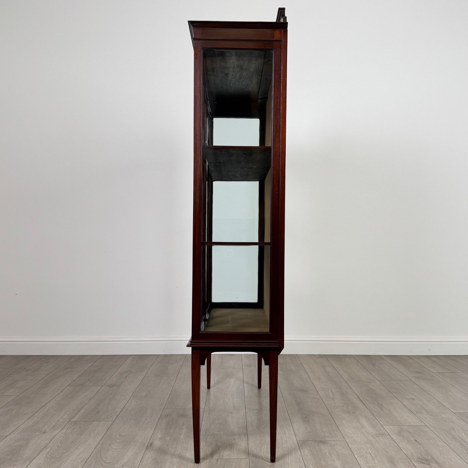 Antique 20th Century Glazed Display Cabinet In Mahogany photo 495.0