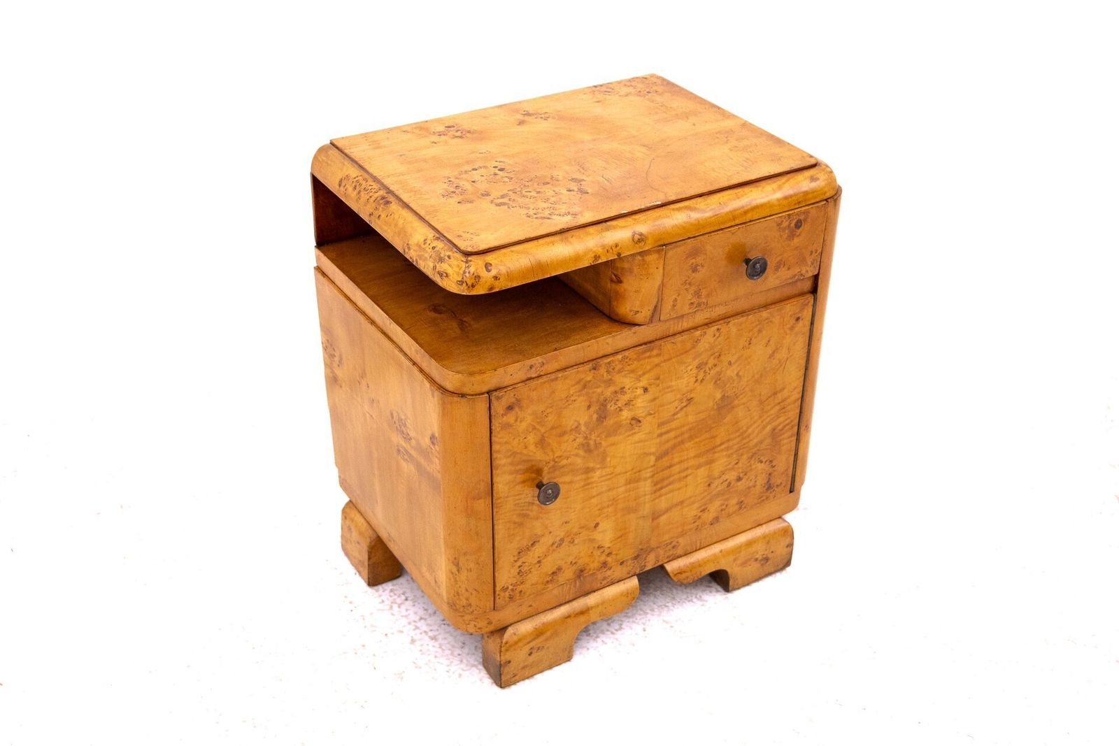 Pair Of Bedside Tables, Poland, 1930s. After Renovation. photo buy