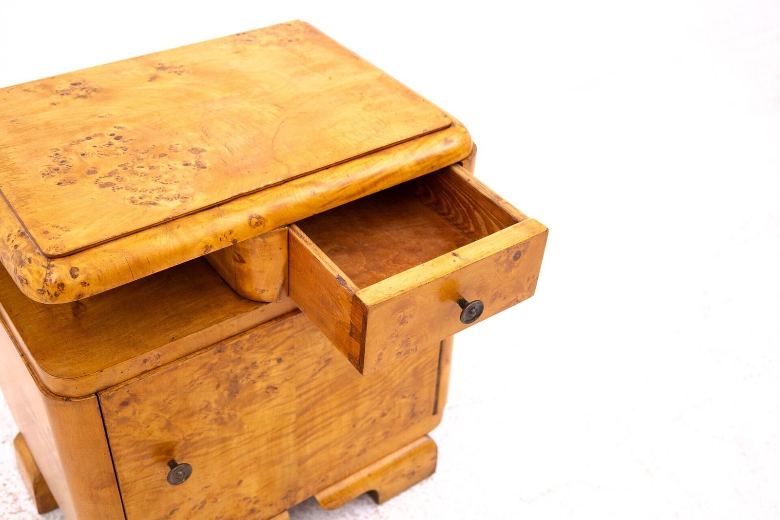 photo furniture Pair Of Bedside Tables, Poland, 1930s. After Renovation.