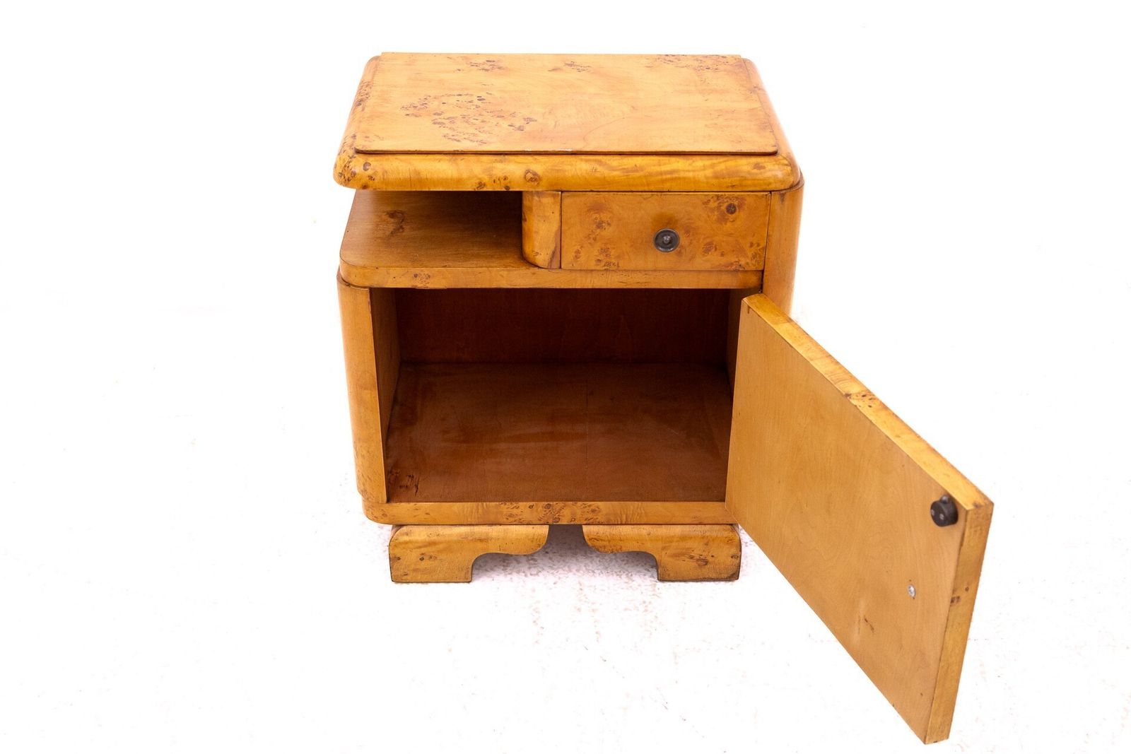 photo for sale Pair Of Bedside Tables, Poland, 1930s. After Renovation.