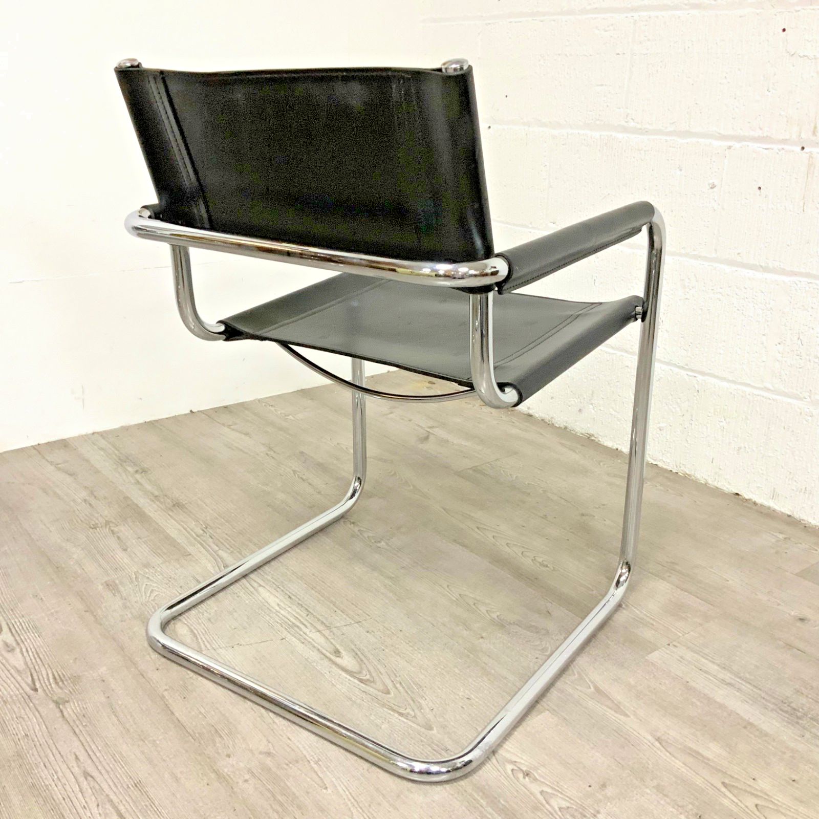 photo for sale A Pair Of Original Fasem S34 Mart Stam Marcel Breuer Dining Office Chair  Dated 1986