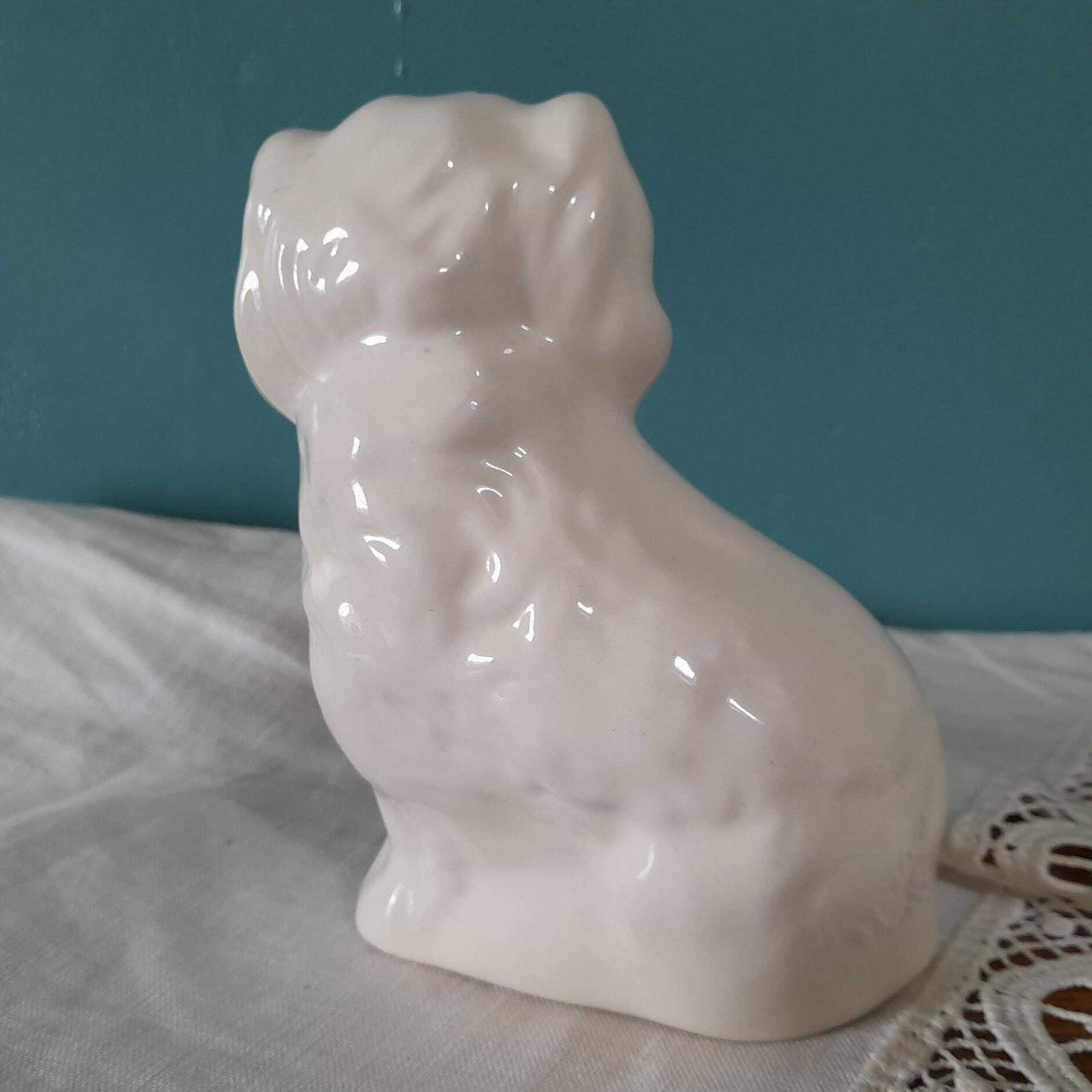 Mid Century Staffordshire 5.5" Beswick Flat Back Spaniel Dogs   1378 6 photo vinterior