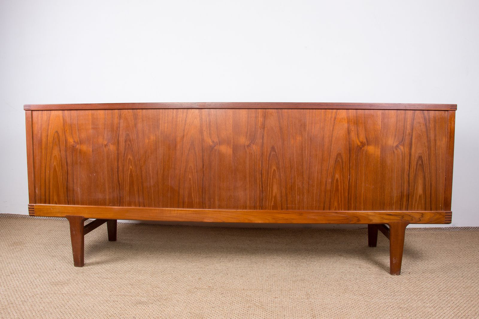 photo buy Danish Brutalist Style Sideboard In Solid Teak By Henning Kjaernulf For Vejle Stole 1960.