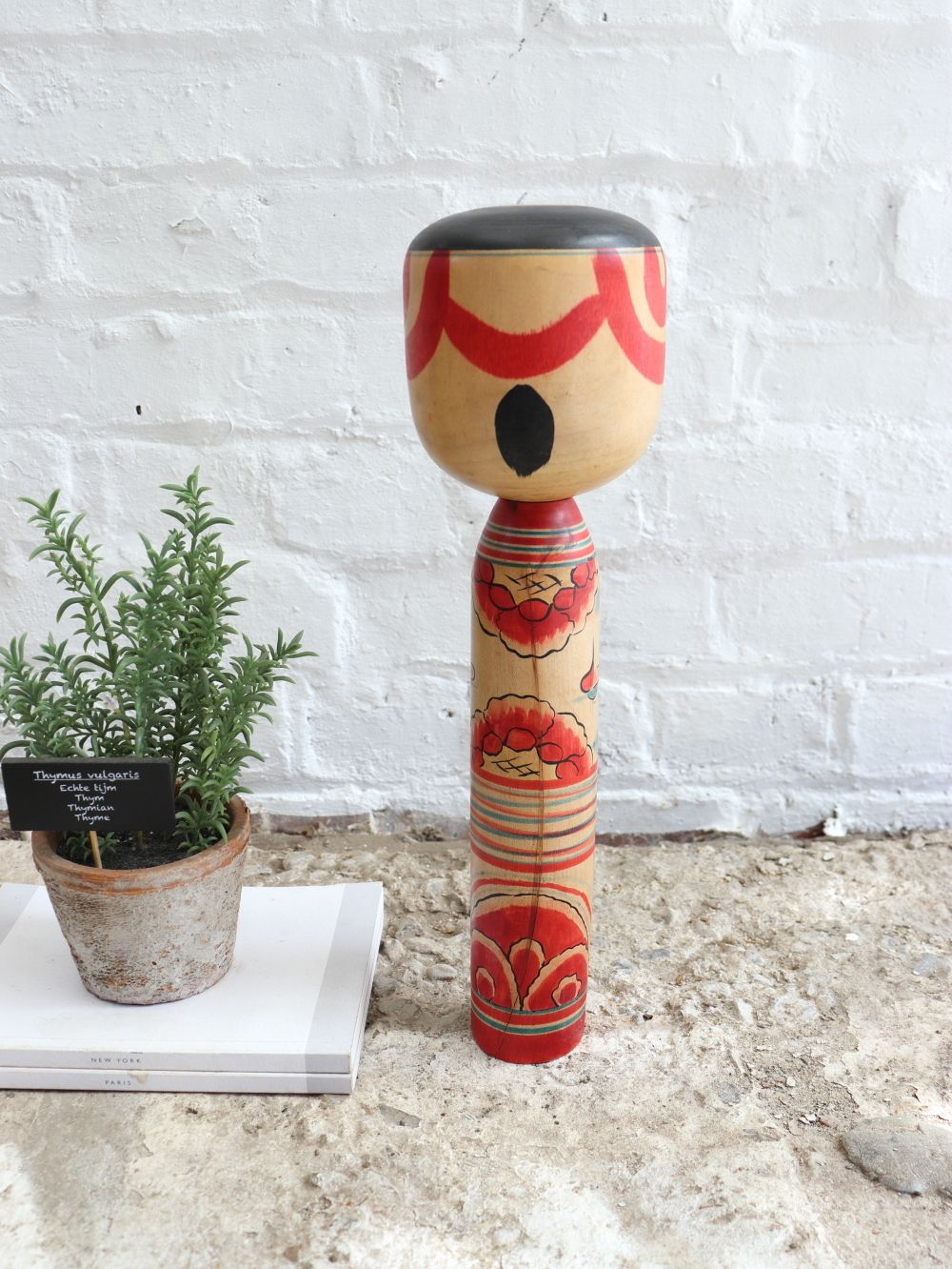 Large Traditional Japanese Kokeshi Doll photo 95.0