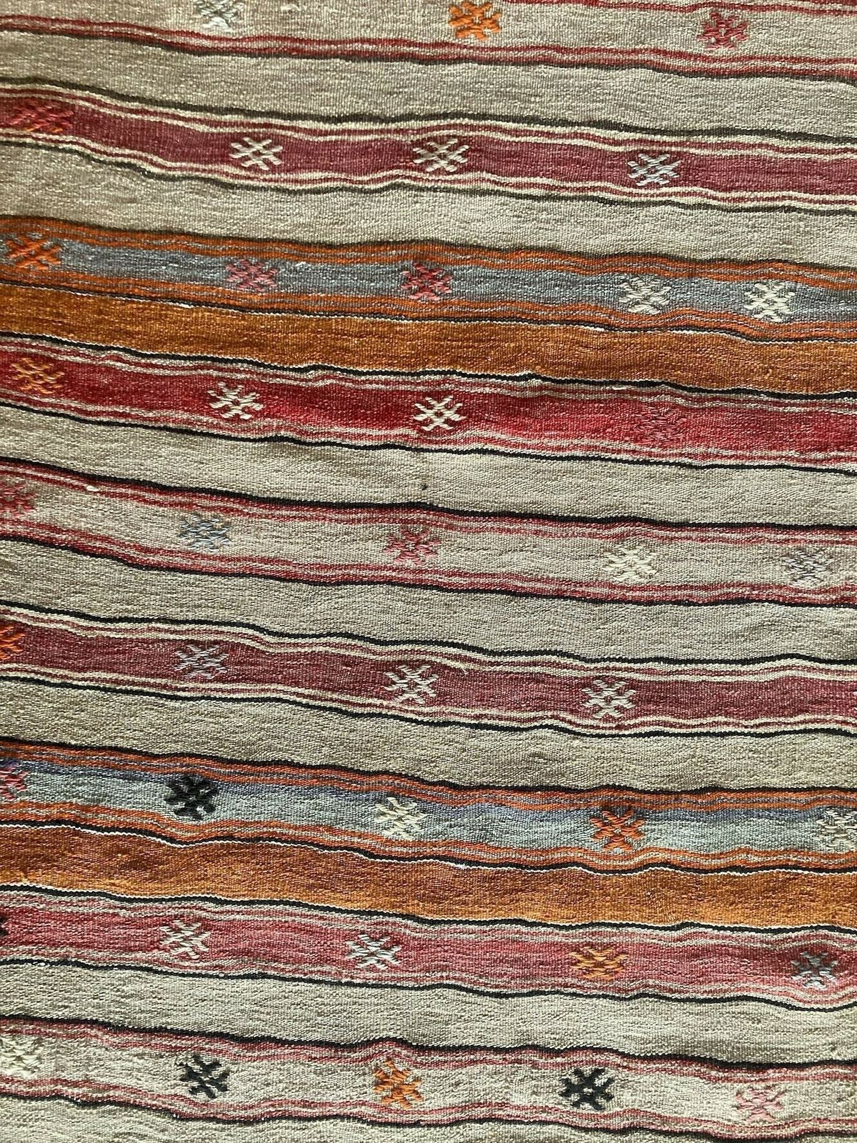 750.0 Vintage Anatolian Kilim 2.56m X 1.80m photo