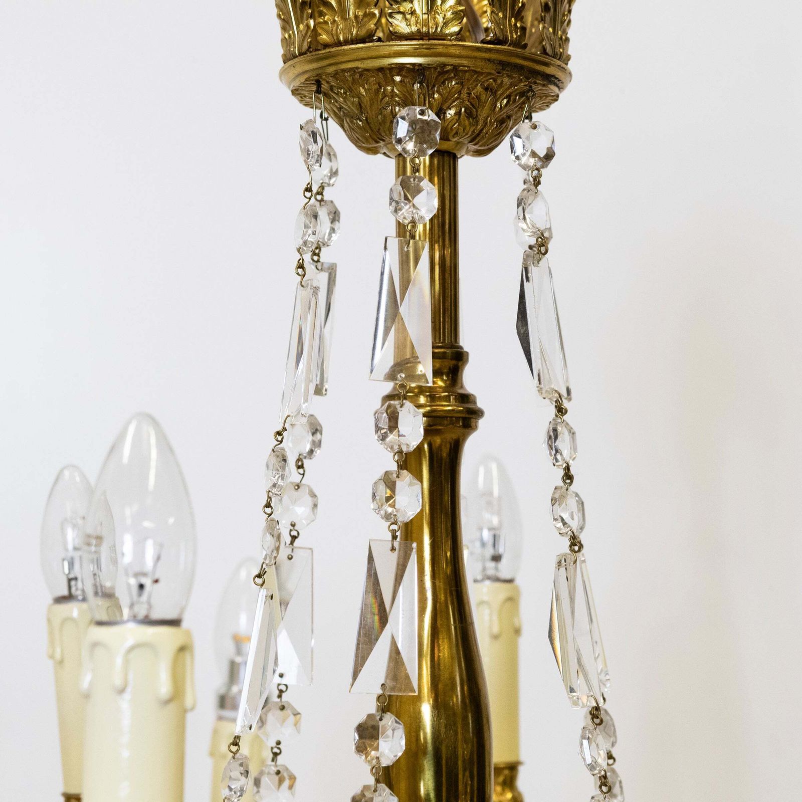 Antique French Crystal Chandelier | 12 Arm photo vintage