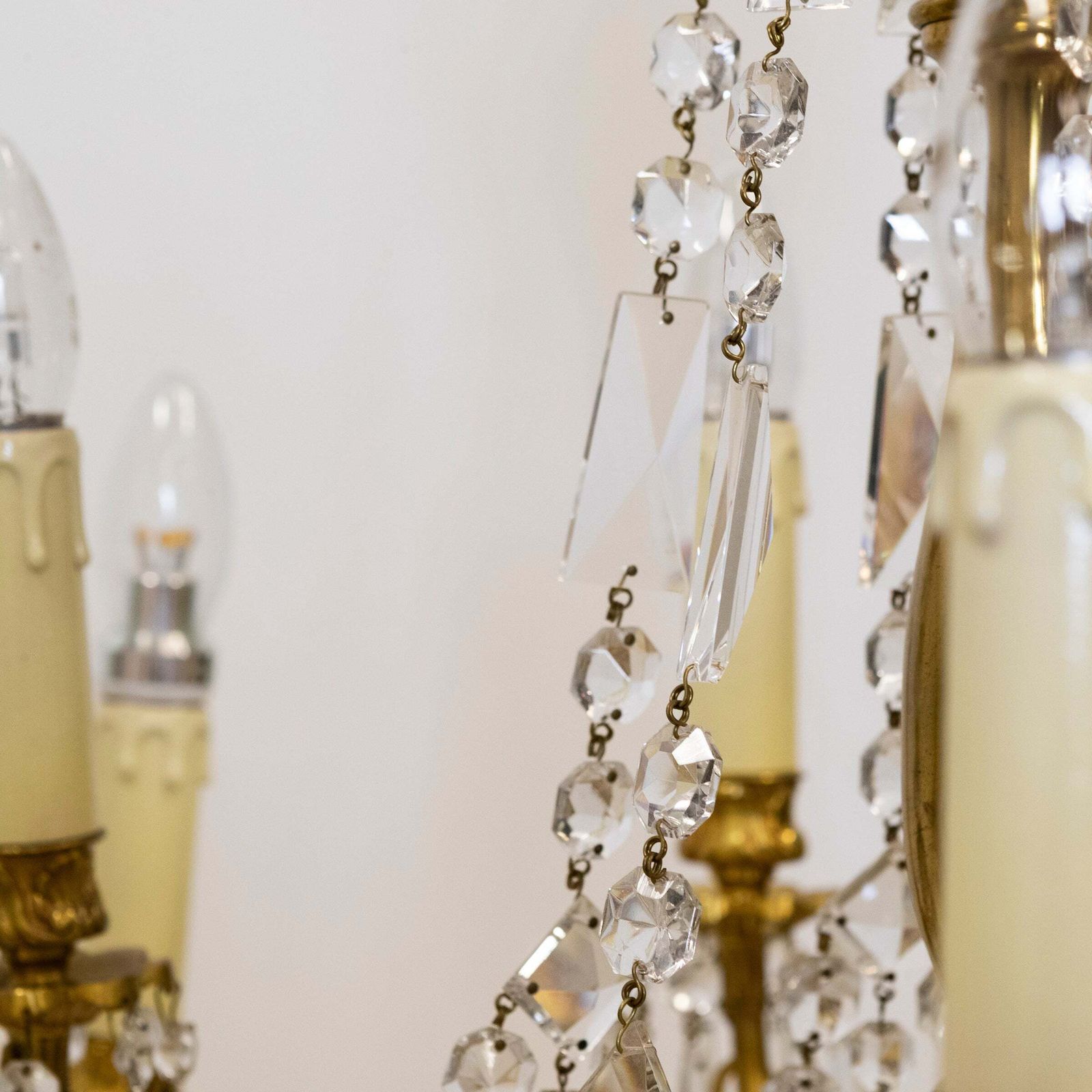 photo for sale Antique French Crystal Chandelier | 12 Arm