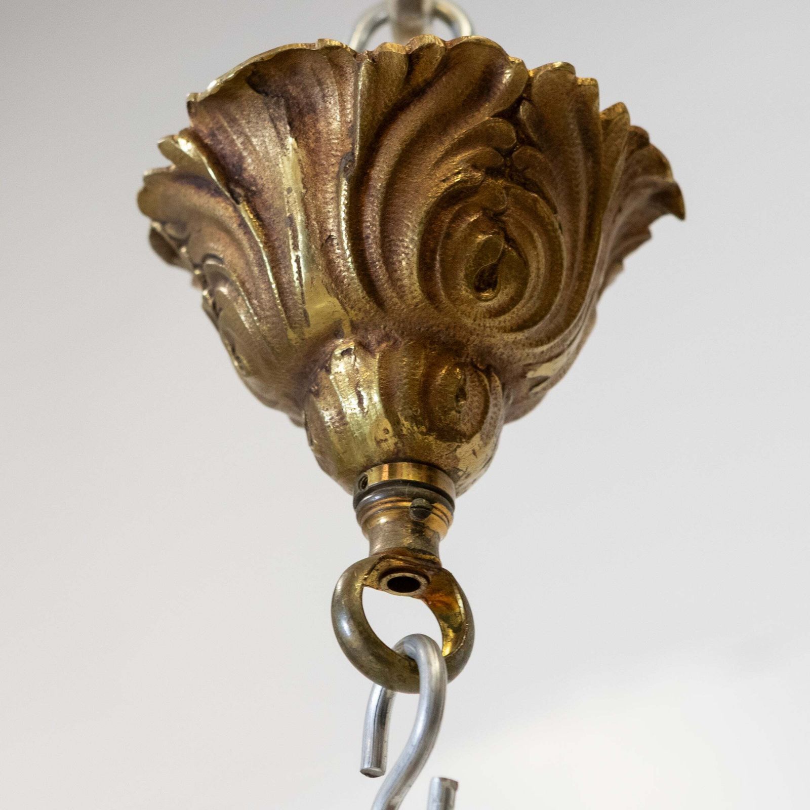 Antique French Crystal Chandelier photo for sale