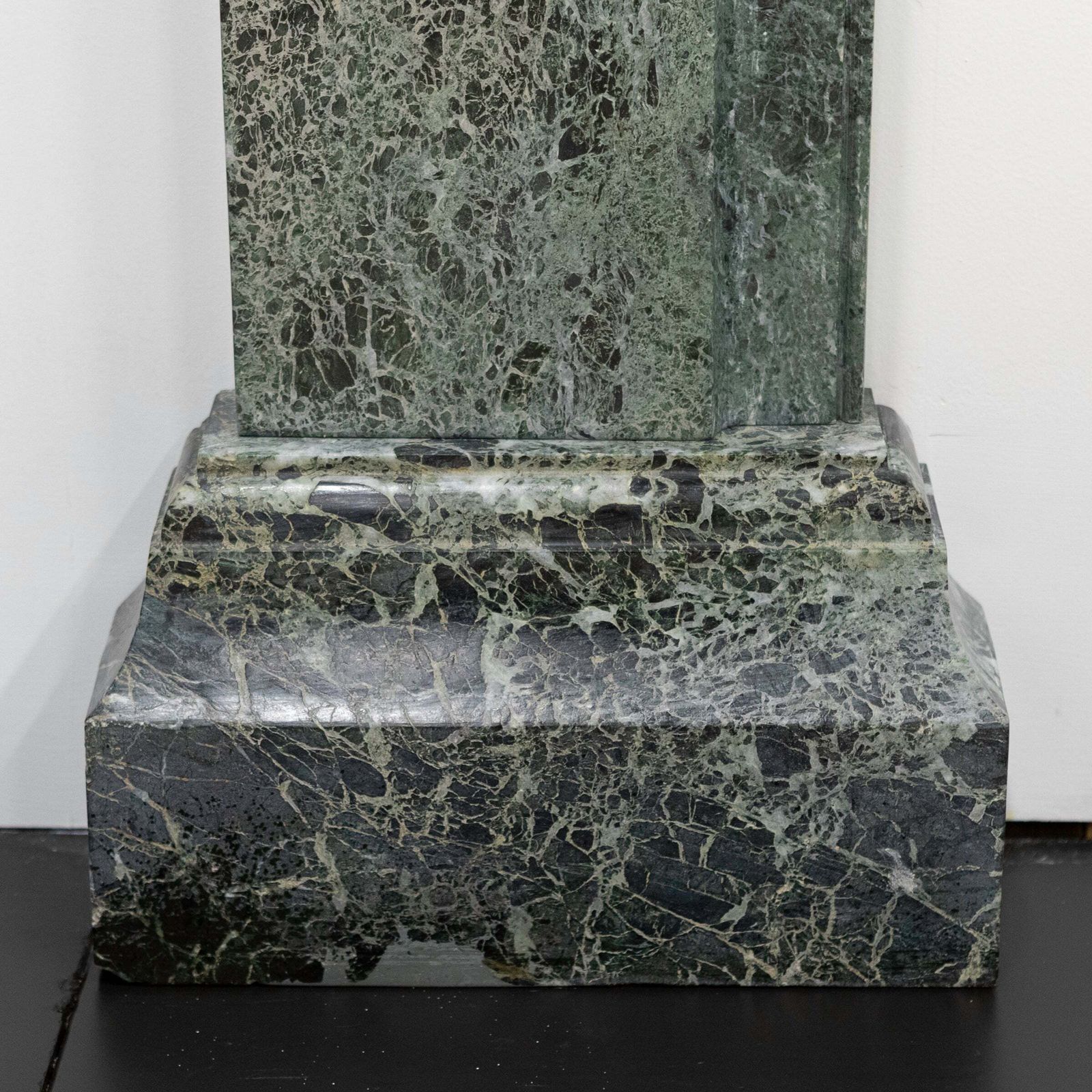 Large Green Verde Marble Fireplace Surround photo for sale