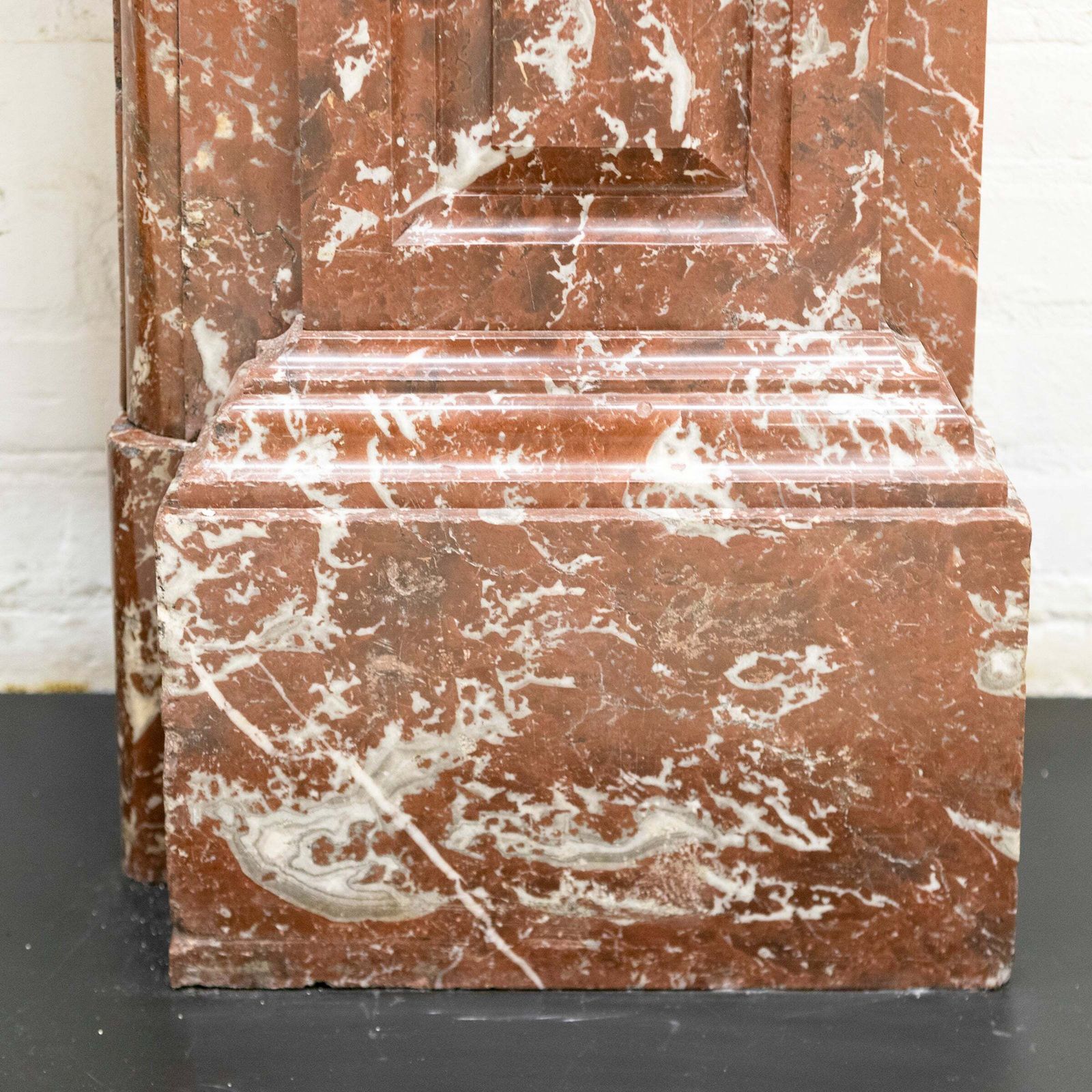 photo buy Antique Victorian Arched Rouge Royal Marble Surround
