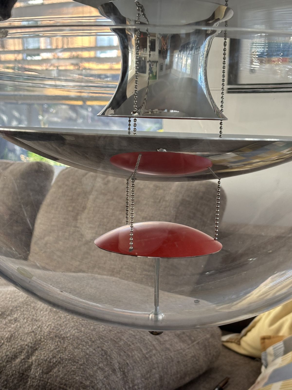 Verona Aluminium Globe Pendant Light photo for sale