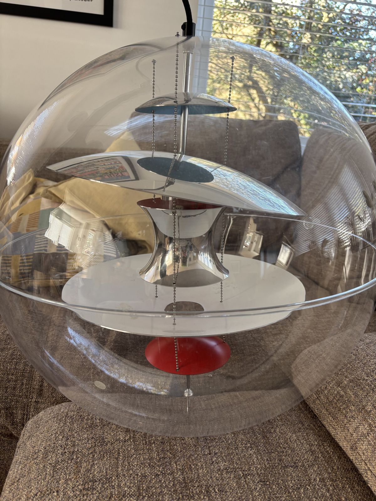 Verona Aluminium Globe Pendant Light photo 600.0