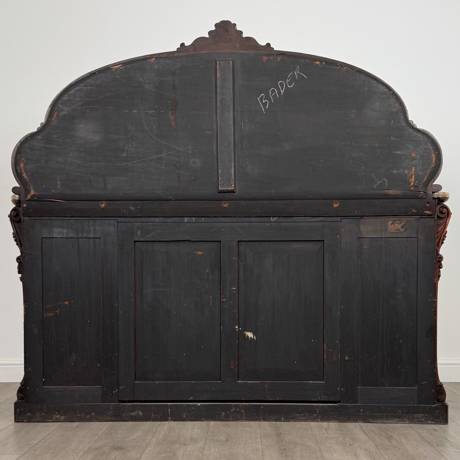 Antique 19th Century Marble Top Credenze Of Finest Quality photo vinterior