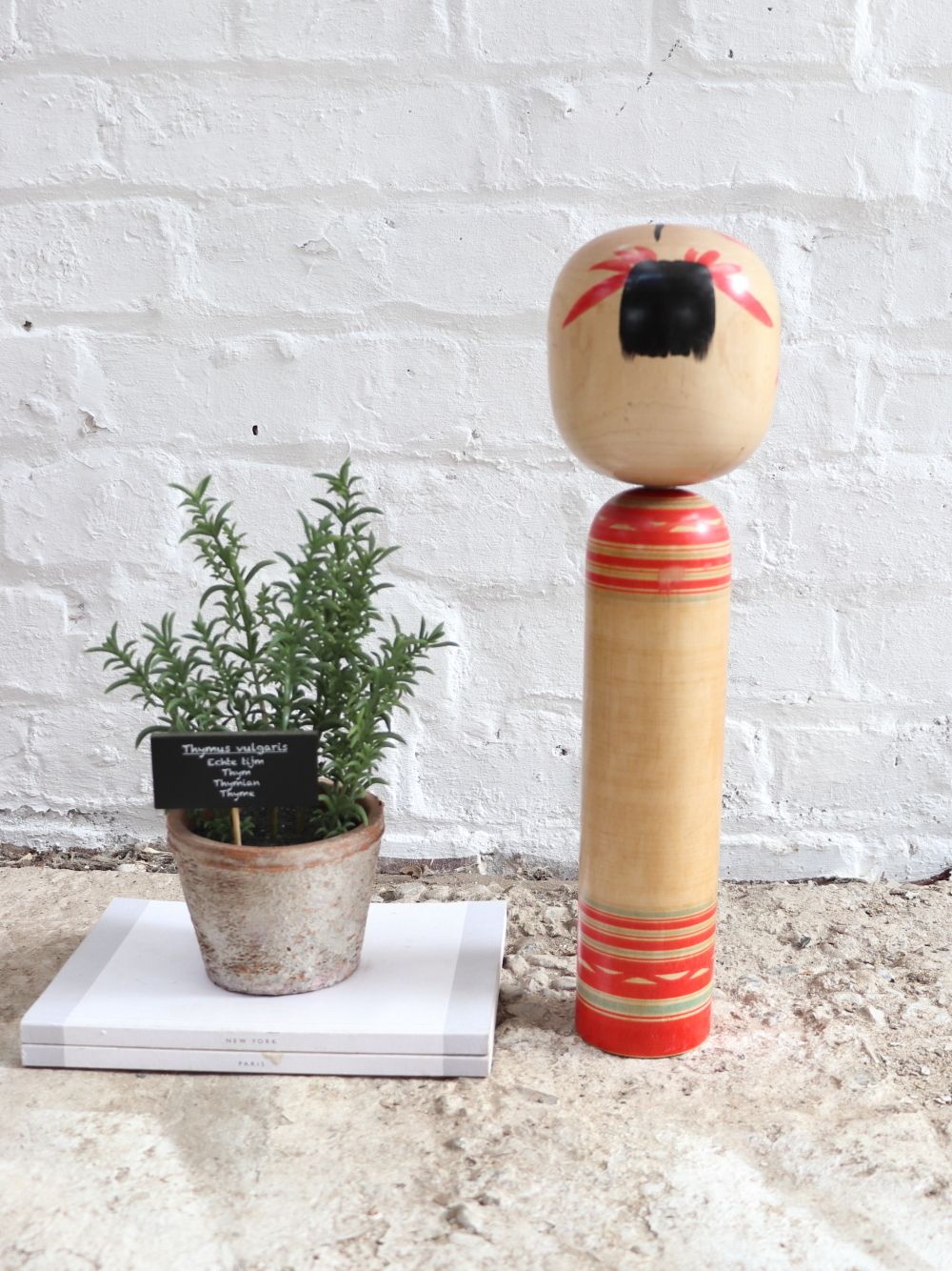 Medium Traditional Japanese Kokeshi Doll photo for sale