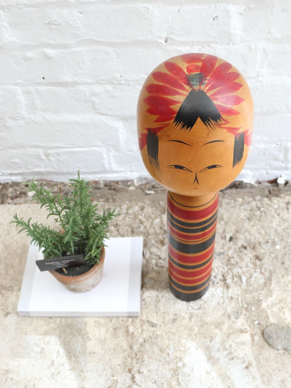 Large Japanese Kokeshi Doll photo furniture
