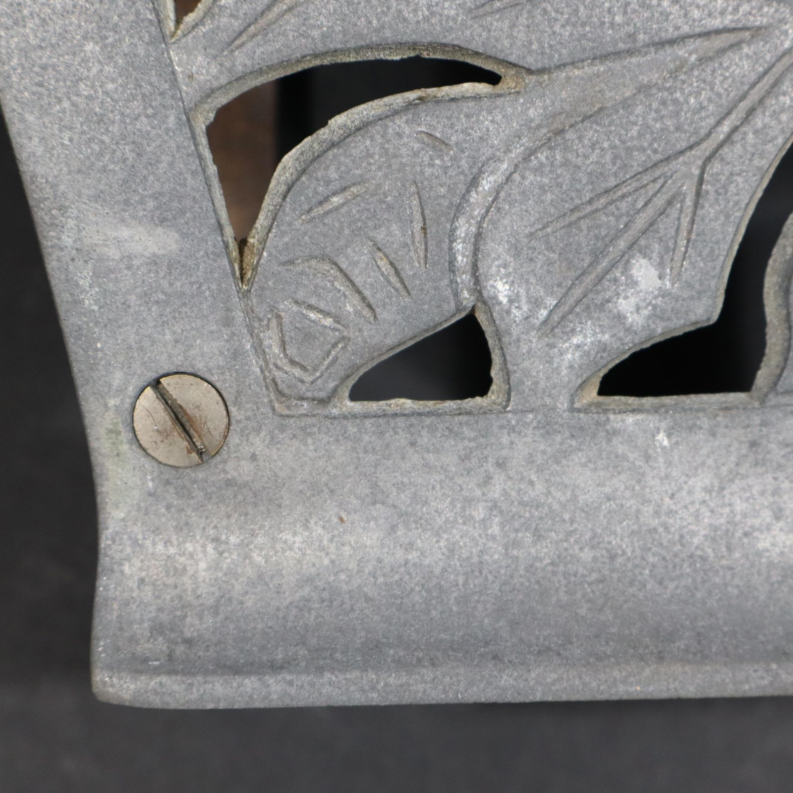 Art Nouveau Hairdresser's Footrest   Antique French Under Desk Footstool photo vinterior