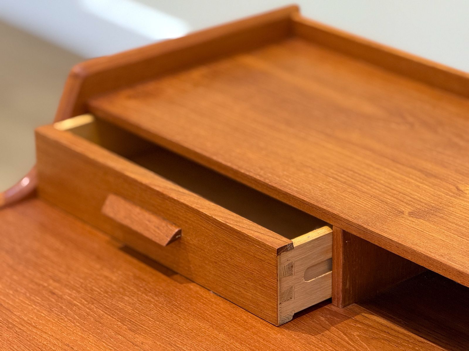 Teak Model 56 Desk By Arne Wahl Iversen, 1960s photo 2900.0