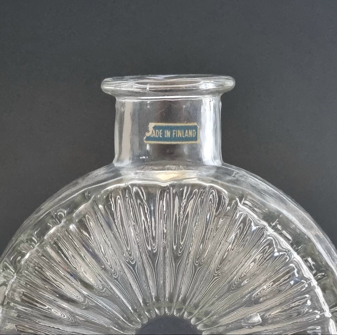 Mid Century Scandinavian 'Sunflower' Glass Vase By Helena Tynell For Riihimäki Lasi, Finland, 1960s photo furniture