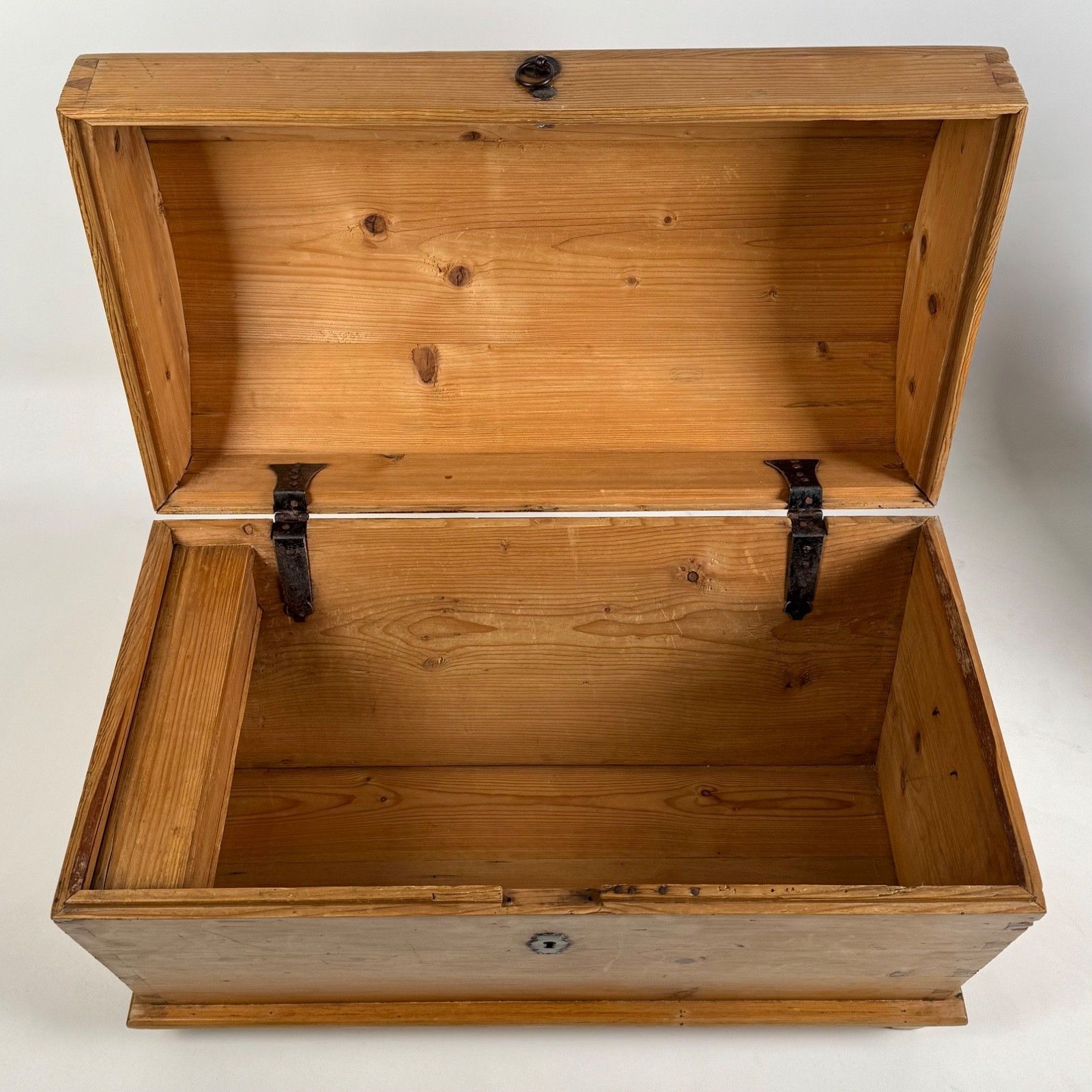 photo for sale Antique 19th Century Dome Top Chest In Pine