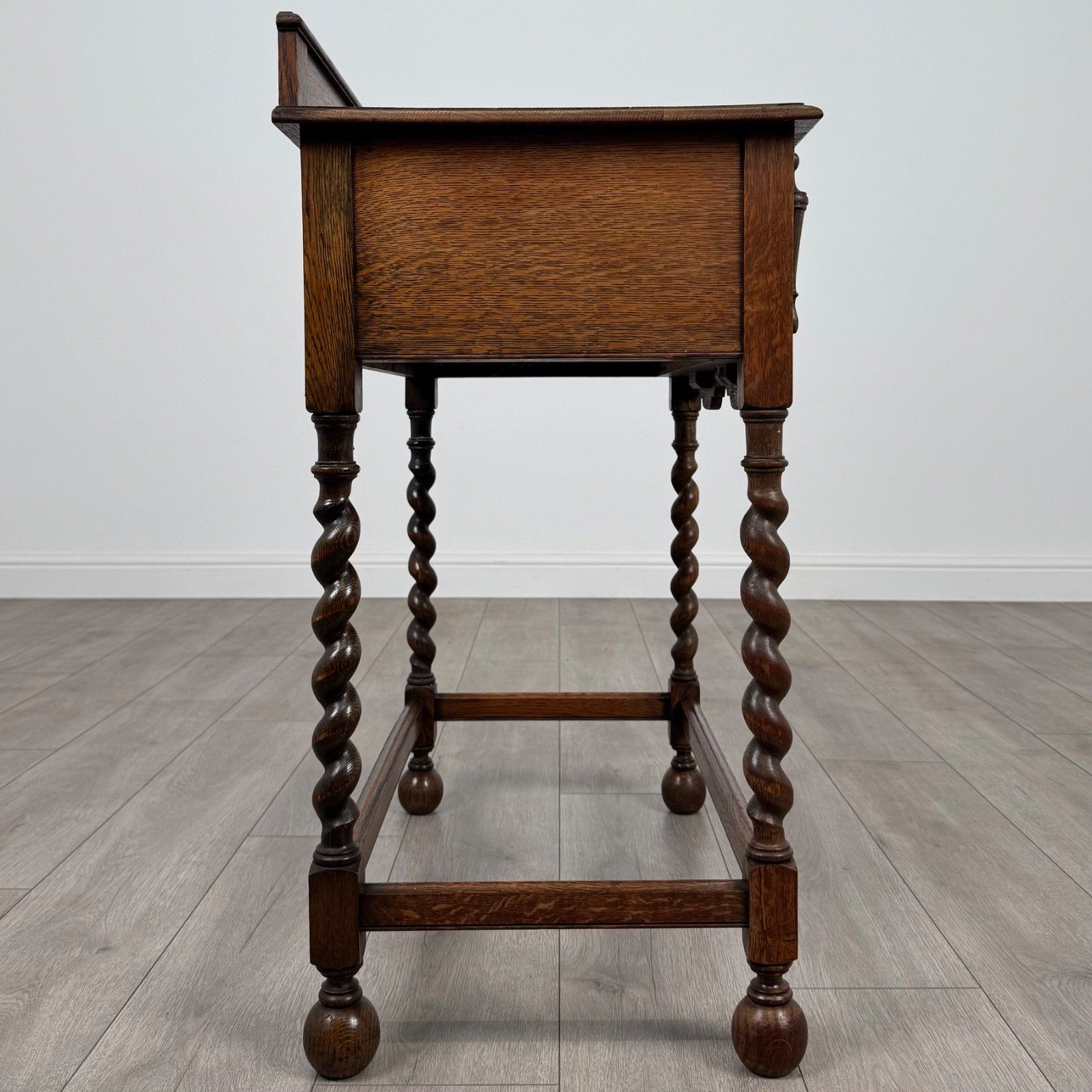 Antique 20th Century Fine Quality Jacobean Side Table In Oak photo buy